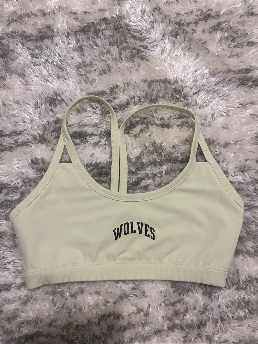 Darc Sport Wolves Bralette - Light Green Sports Crop116/500 size small